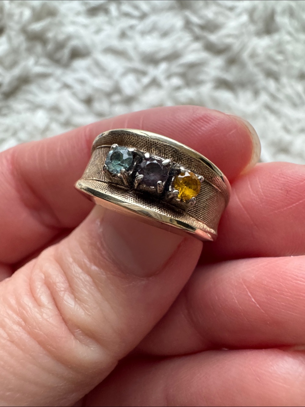 10k Wide Gold Ring